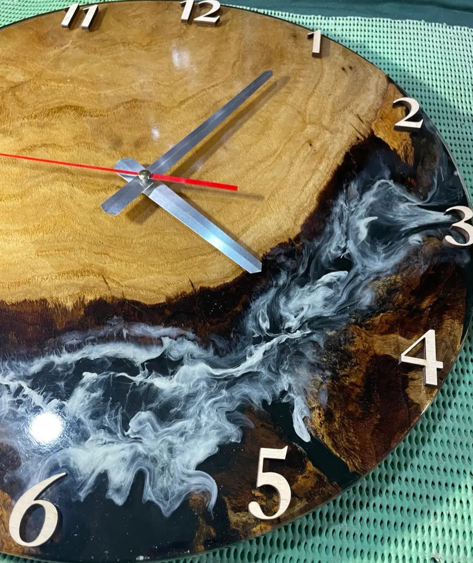 WANDKLOK: TIJDLOZE DANKBAARHEID - The Epoxy Nest